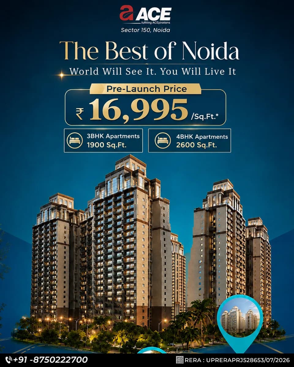 ACE Arte luxury flats in Noida