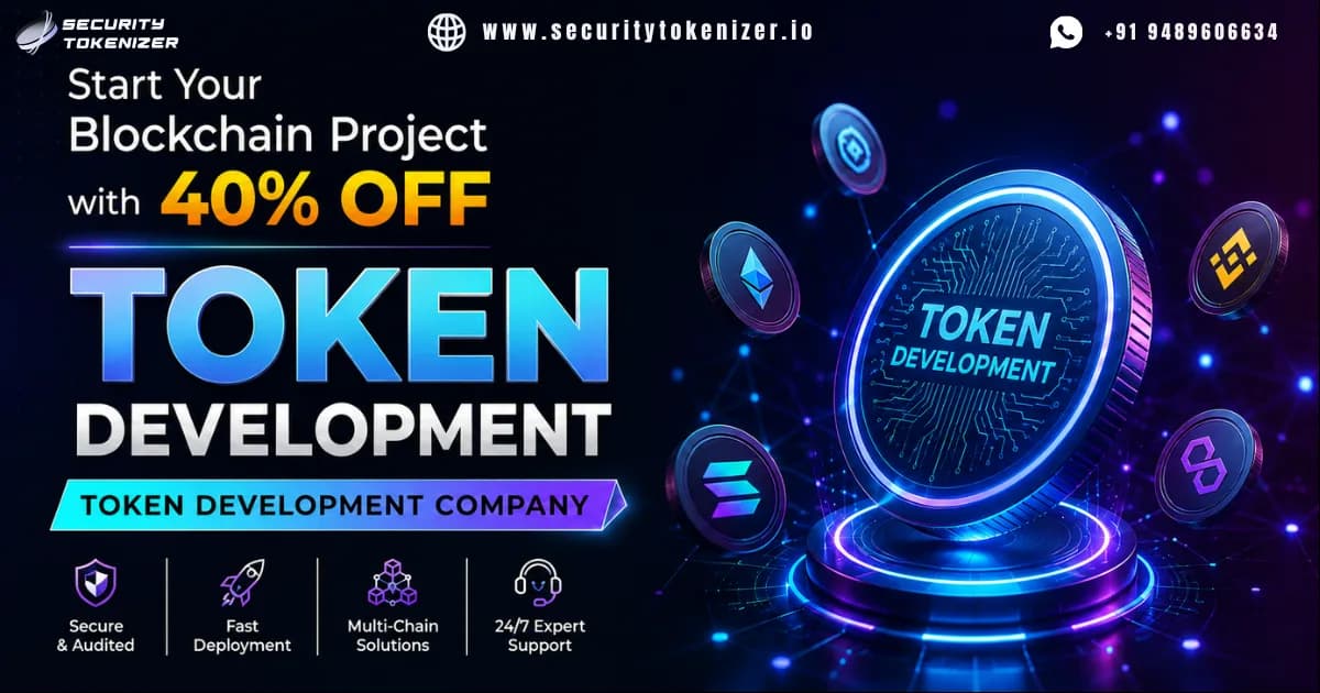 Start Your Blockchain Project with 40% OFF Token Development