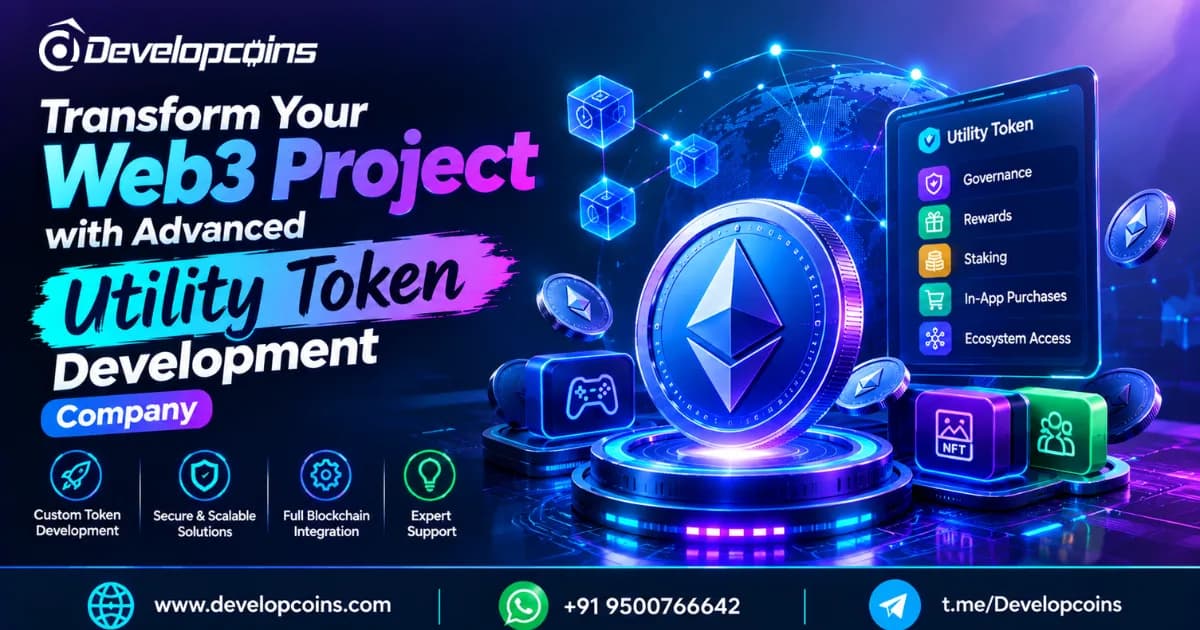 Transform Your Web3 Project with Advanced Utility Token Development