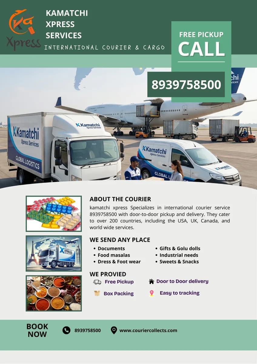 CHENNAI TO BANGLORE COURIER SERVICES
