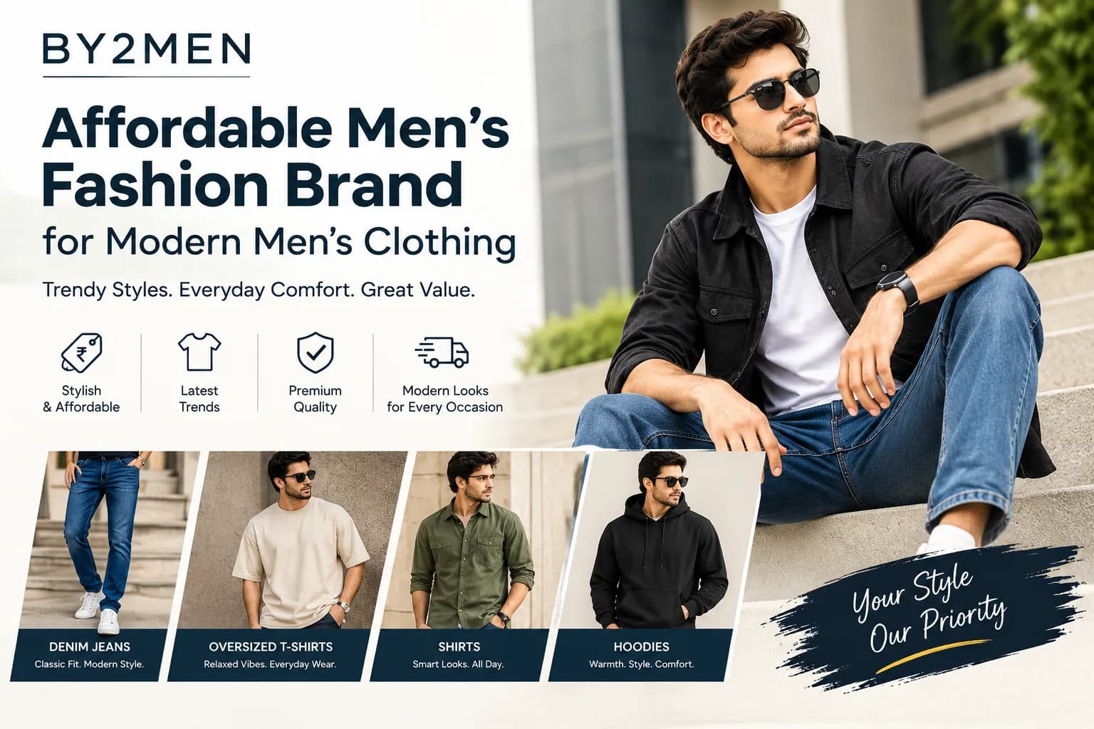 Affordable Men's Fashion Brand for Modern Men's Clothing