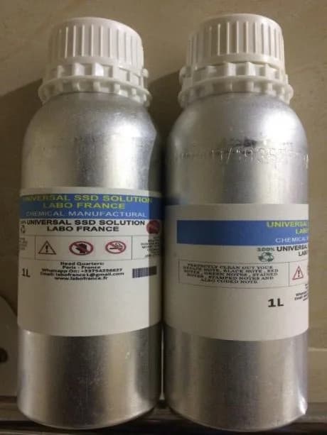 SSD chemical solution for sale - SSD solution price in India - To clean black dollars