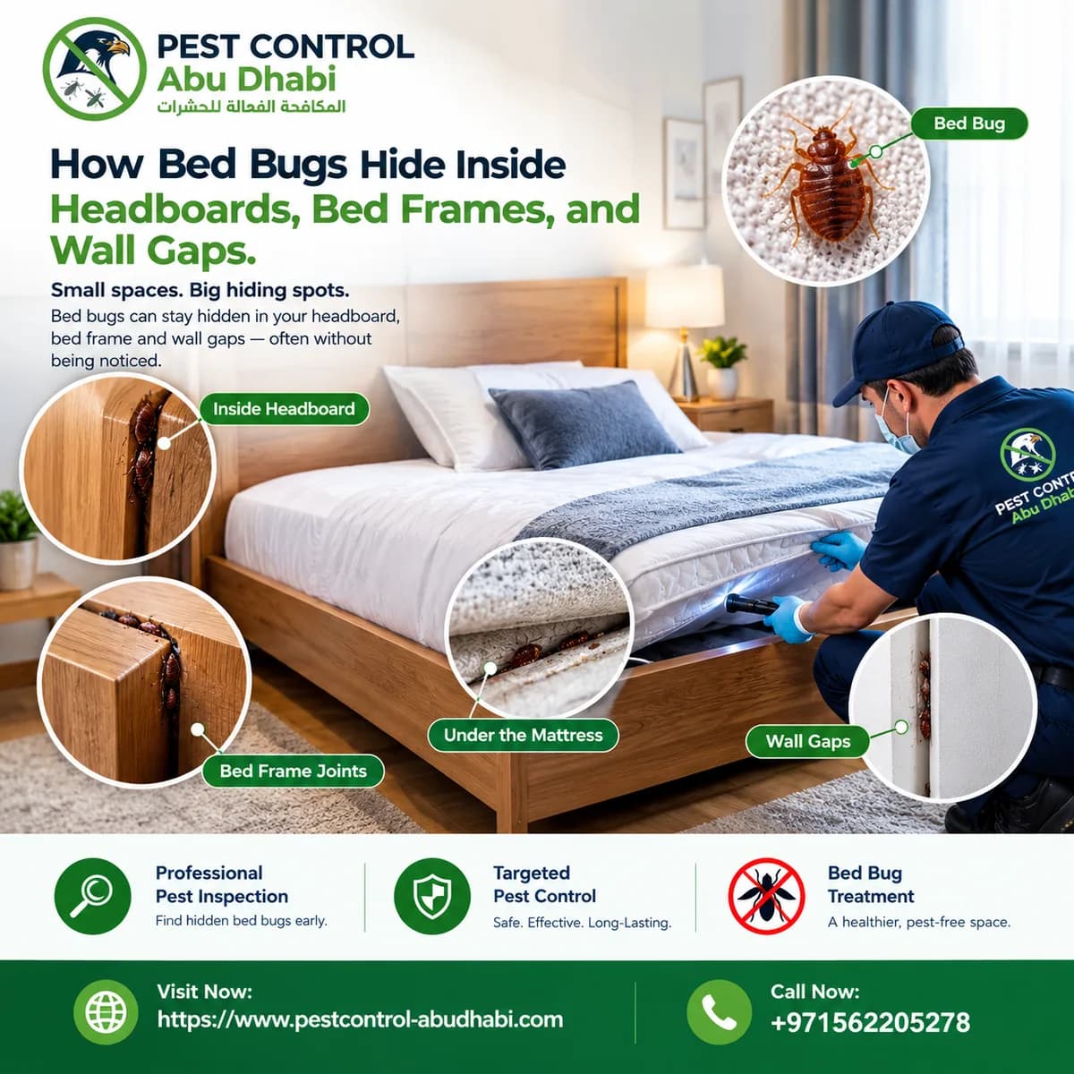 How Ants Hide Inside Headboards, Bed Frames, and Wall Gaps