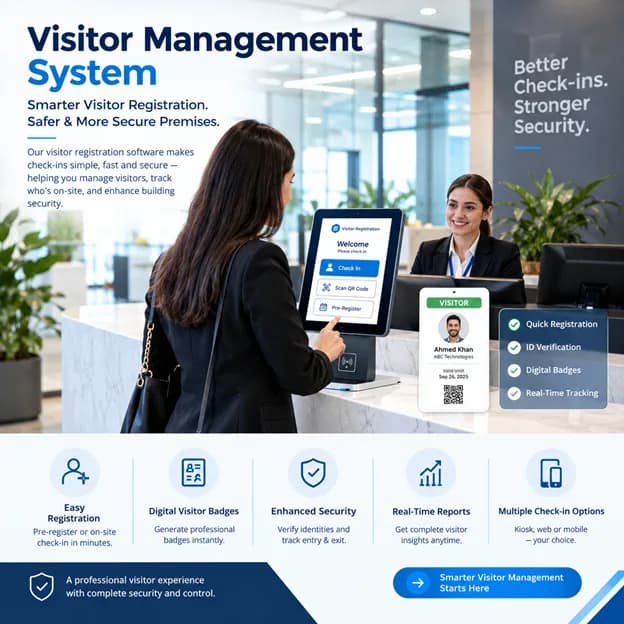Visitor Management System for Hospitals and Healthcare Facilities in Saudi Arabia