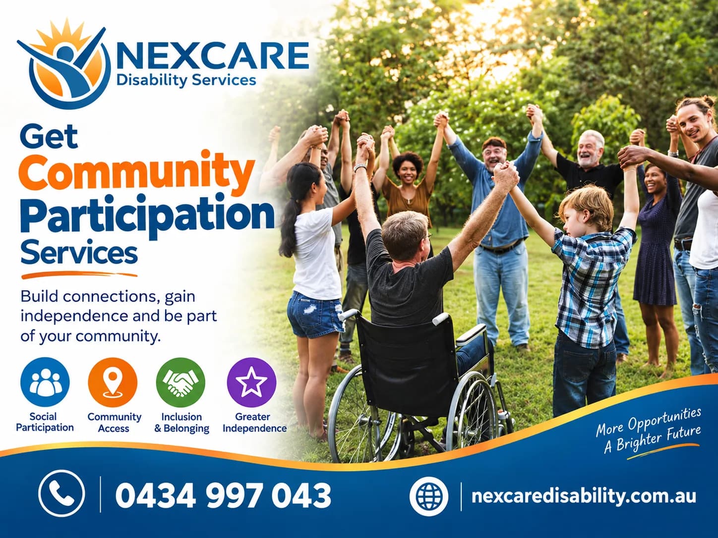 Find Community Participation Support | Call On 0434 997 043
