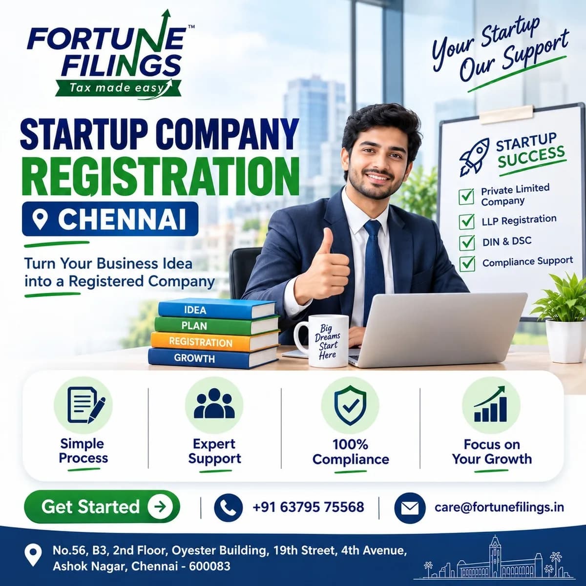 Startup Company Registration Chennai: Complete Guide for Founders in 2026