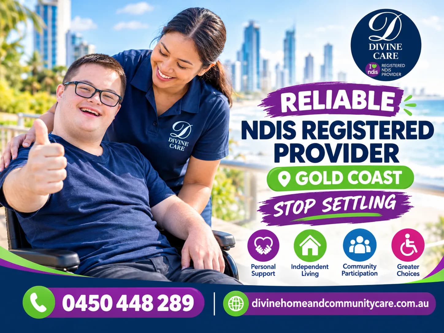 RELIABLE NDIS REGISTERED PROVIDER GOLD COAST – STOP SETTLING