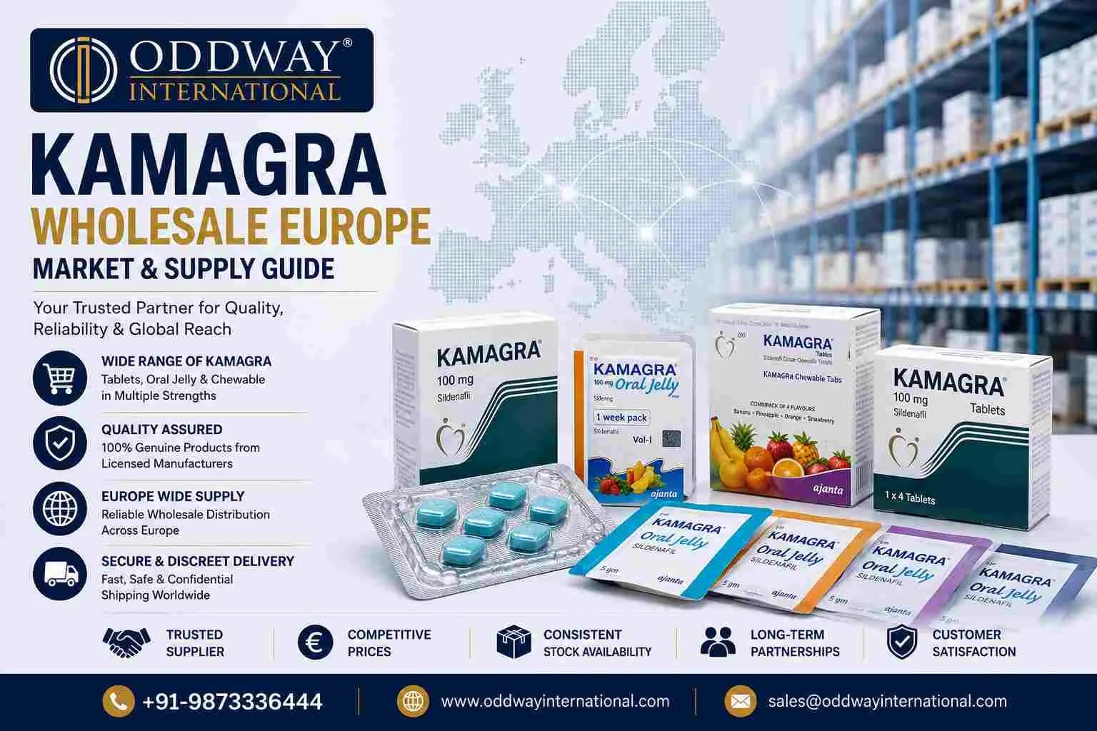 Kamagra Wholesale Europe – UK Importers