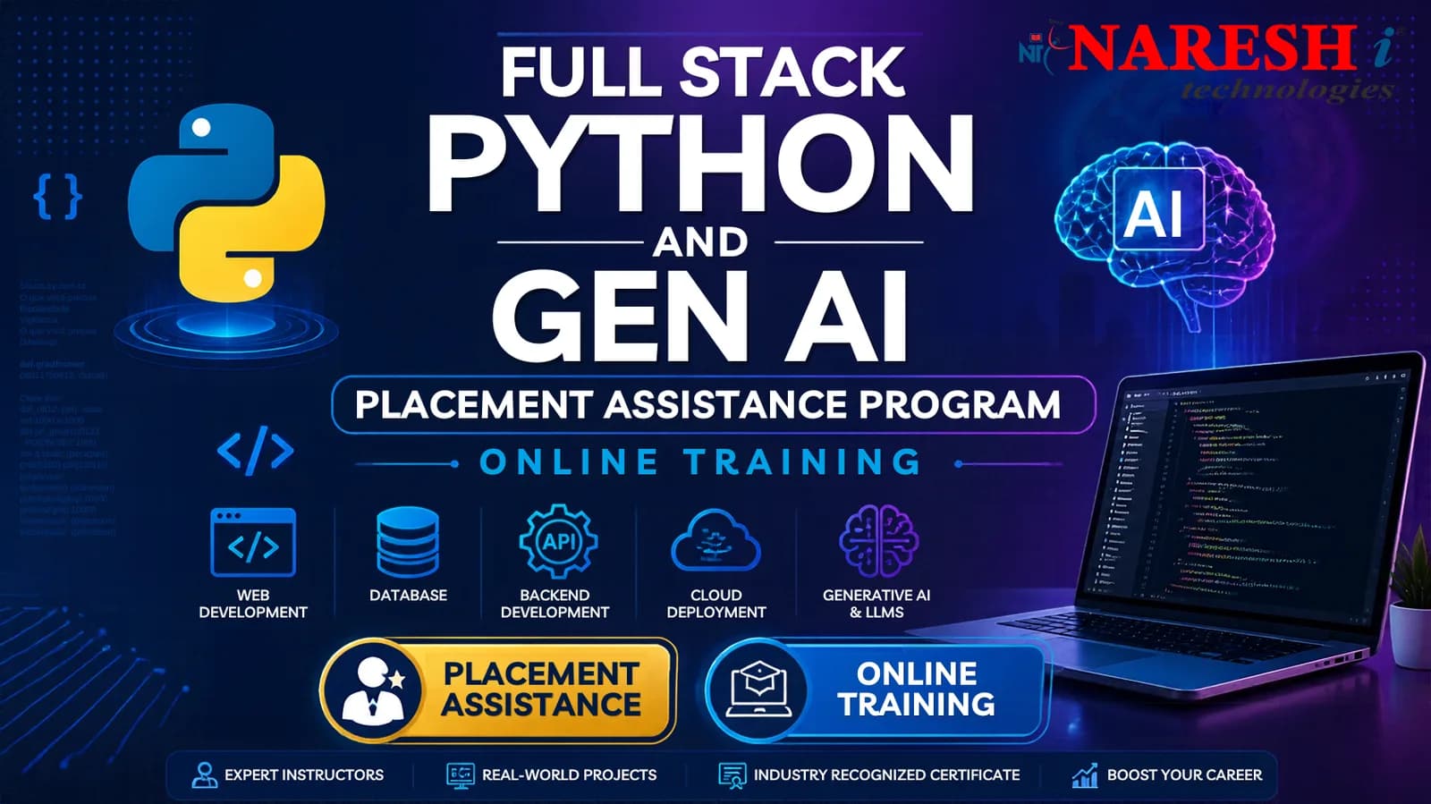 Full Stack Python and Gen AI Career Training Program