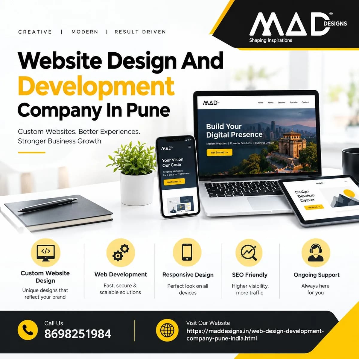 Website Design And Development Company In Pune - MAD Design