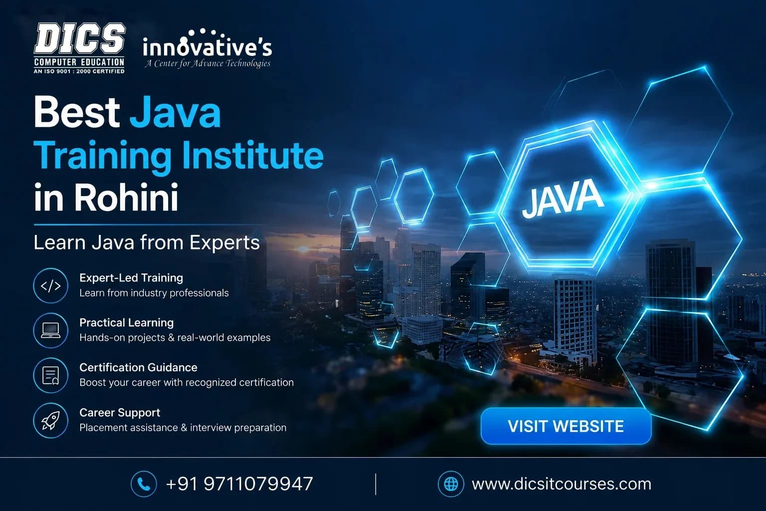 Best Java Training Institute in Rohini | DICS Innovatives