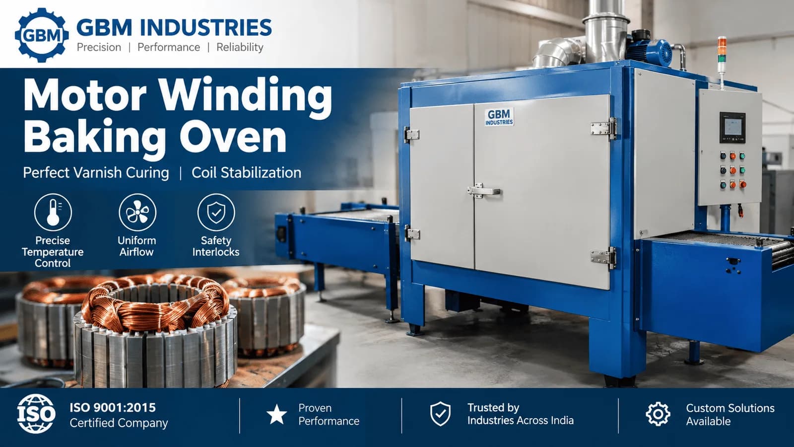 Motor Winding Baking Oven