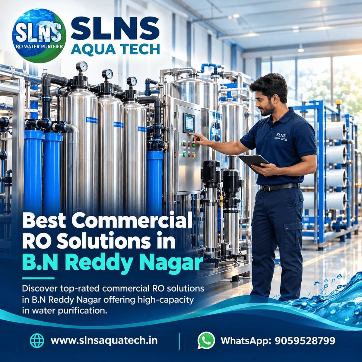 Best Commercial RO Solutions in B.N Reddy Nagar