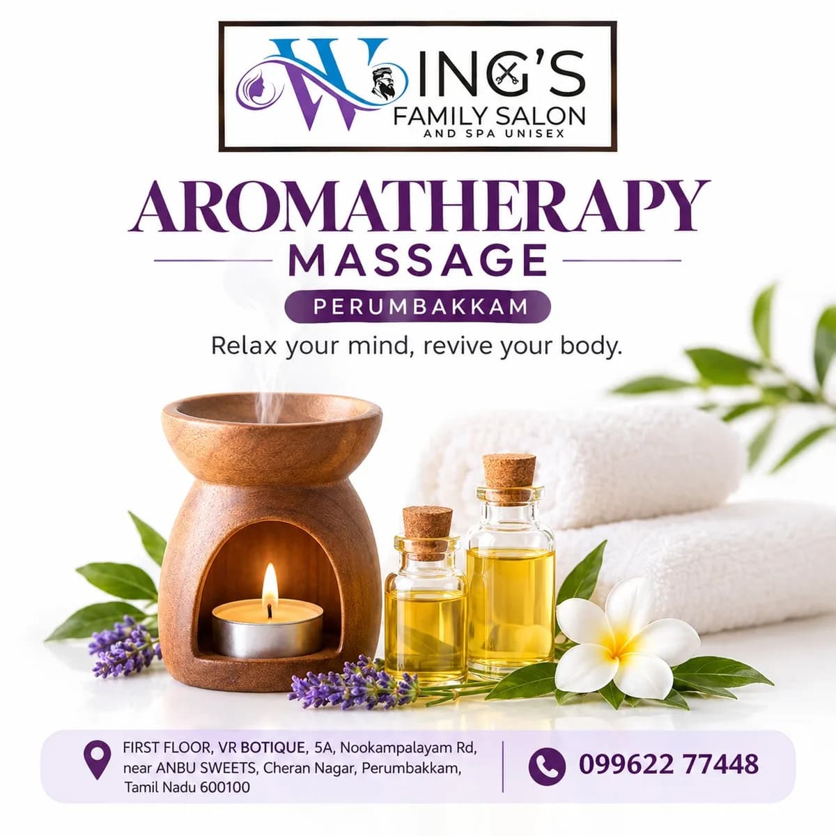 Aromatherapy Massage in Perumbakkam: Relax, Recharge & Rejuvenate