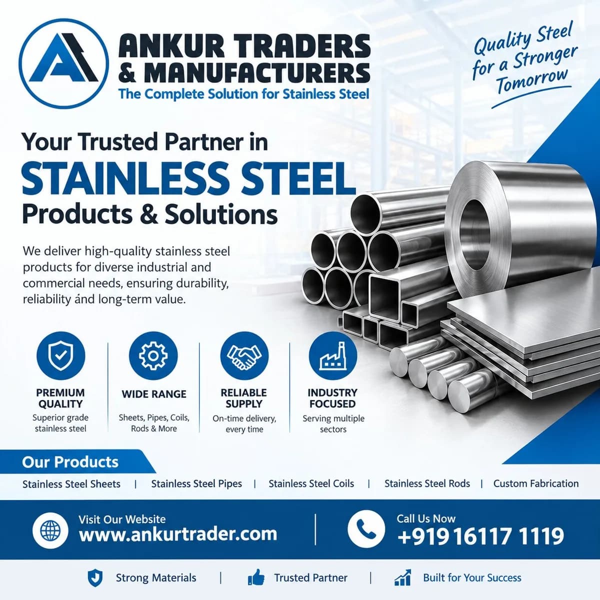 Stainless Steel (SS) Railing Manufacturer in Lucknow