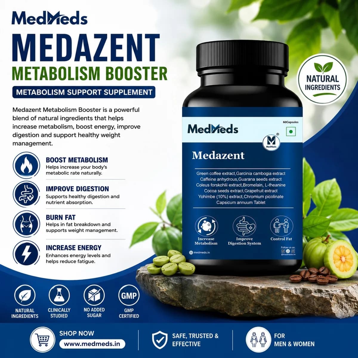 Metabolism Booster Supplement | Daily Metabolism Support Capsules