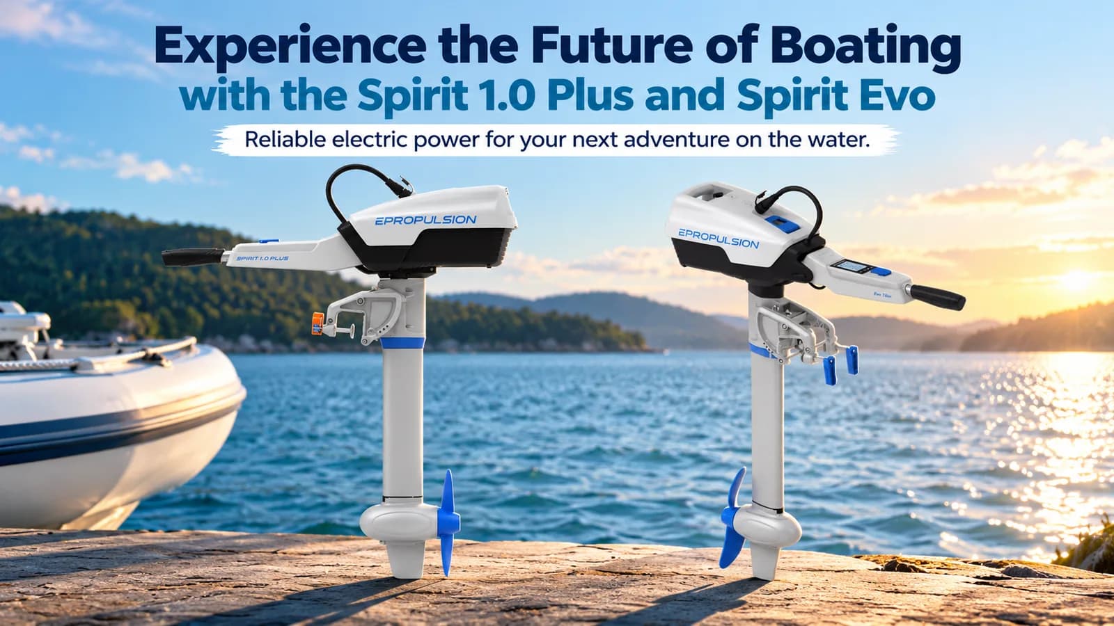 Ready to Upgrade Your Boating Experience? Meet the ePropulsion Spirit 1.0 Plus & ePropulsion Spirit