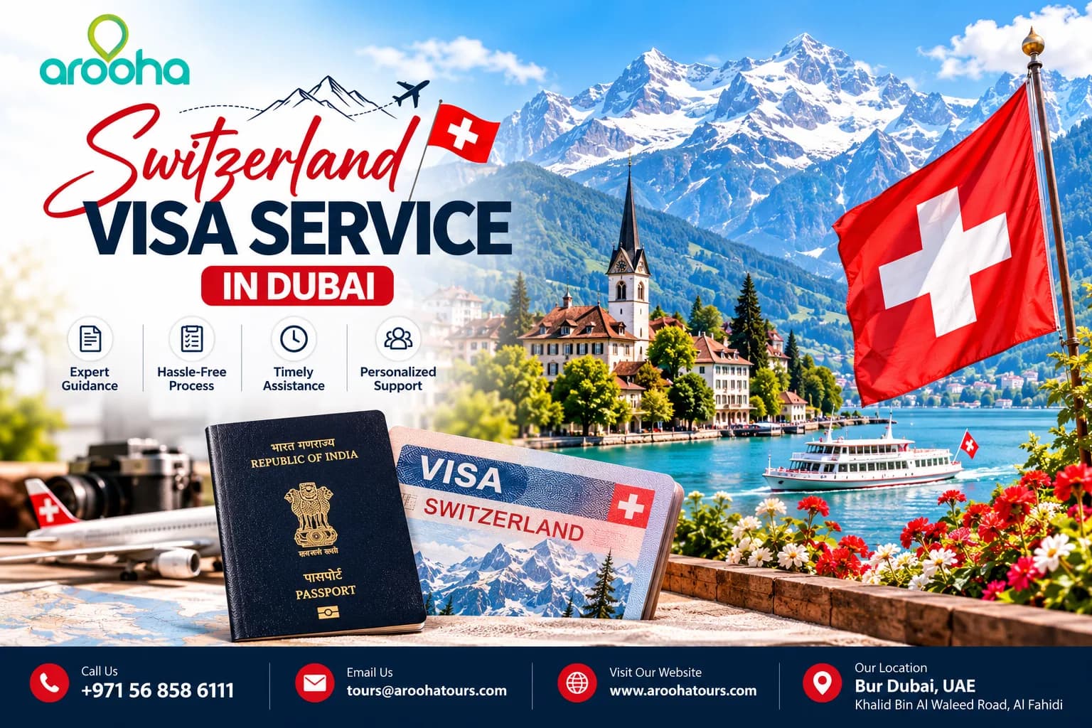Switzerland Visa Service in Dubai | Arooha Tours