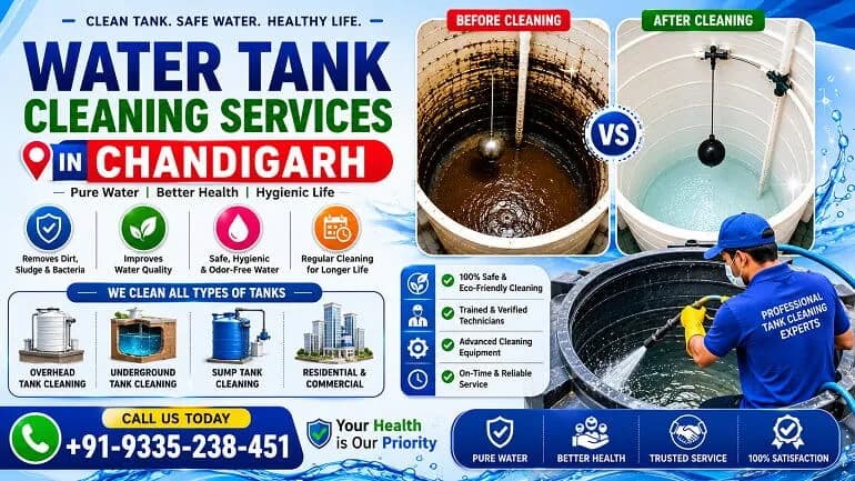 Affordable Water Tank Cleaning Services in Chandigarh – Choose True Shine