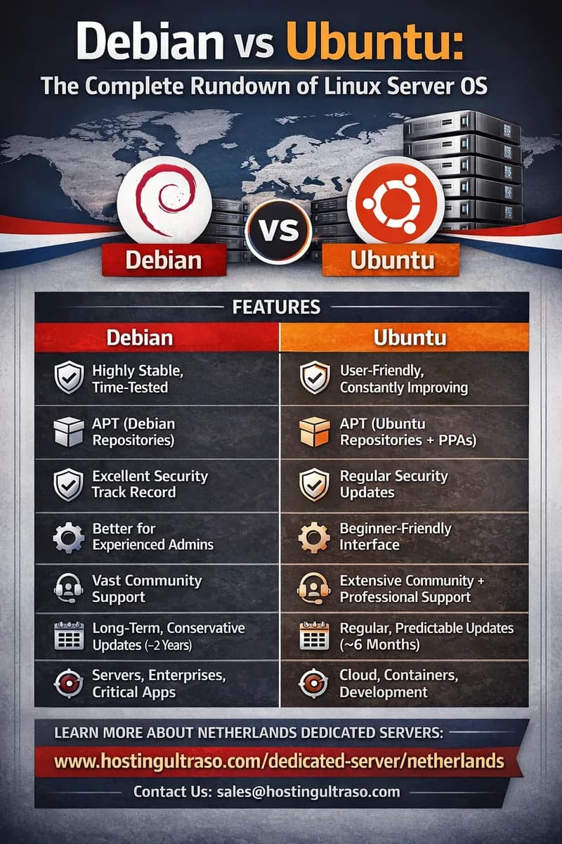 Debian vs Ubuntu: The Complete Rundown of Linux Server OS