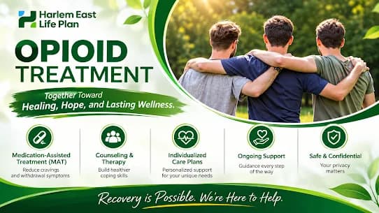 Affordable Opioid Use Disorder Treatment NYC - Harlem East Life Plan