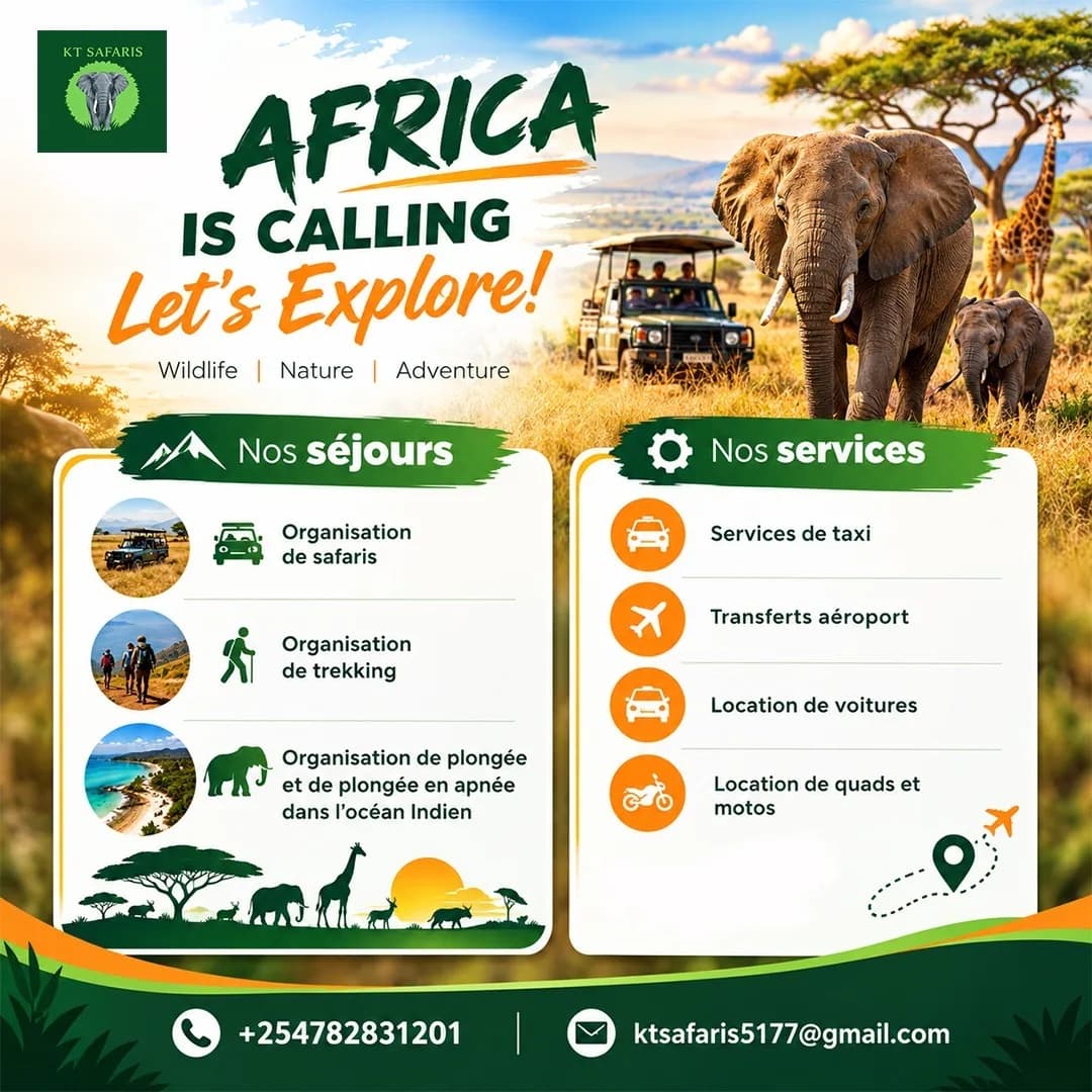 Agence de Voyage Francophone au Kenya pour un Safari Personnalisé