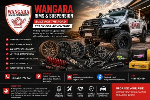 Wheels, Tyres & 4x4 Suspension Perth