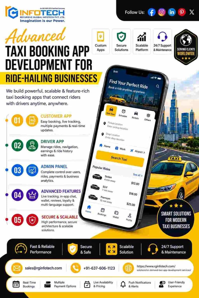 Smart Taxi Booking Software for Transportation Businesses