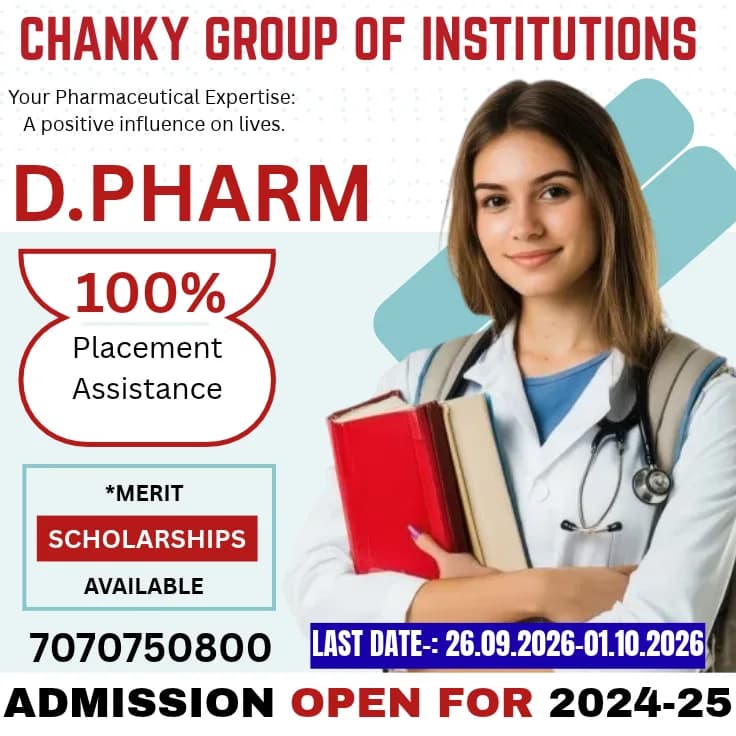 top D.Pharm college in Patna-chanky Pharmacy college call-7070750800