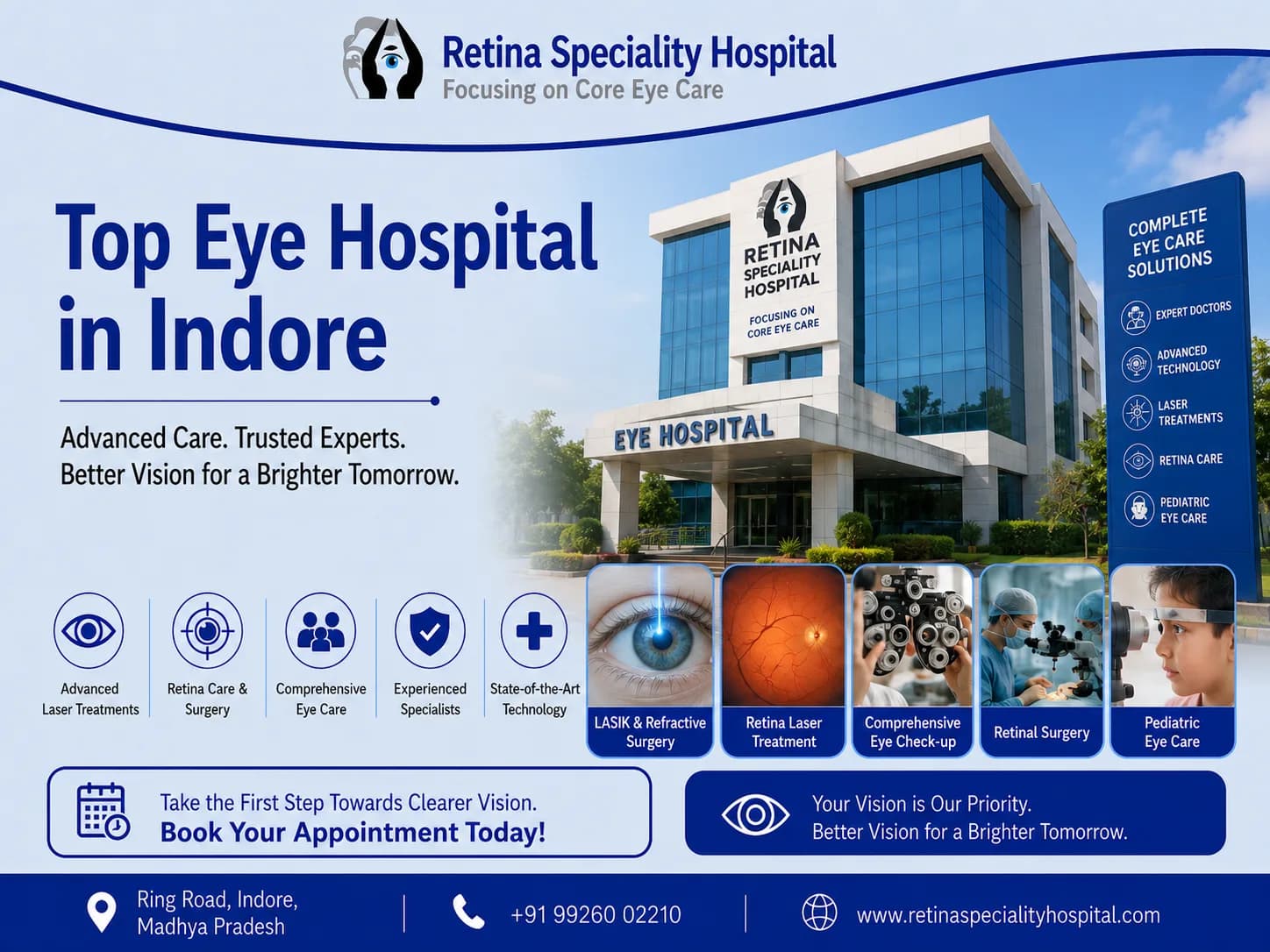 Top Eye Hospital in Indore for Advanced Retina and Eye Surgery MP