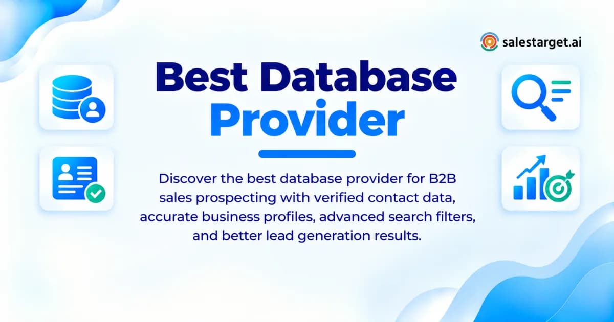 Discover the Best Database Provider for Accurate B2B Leads