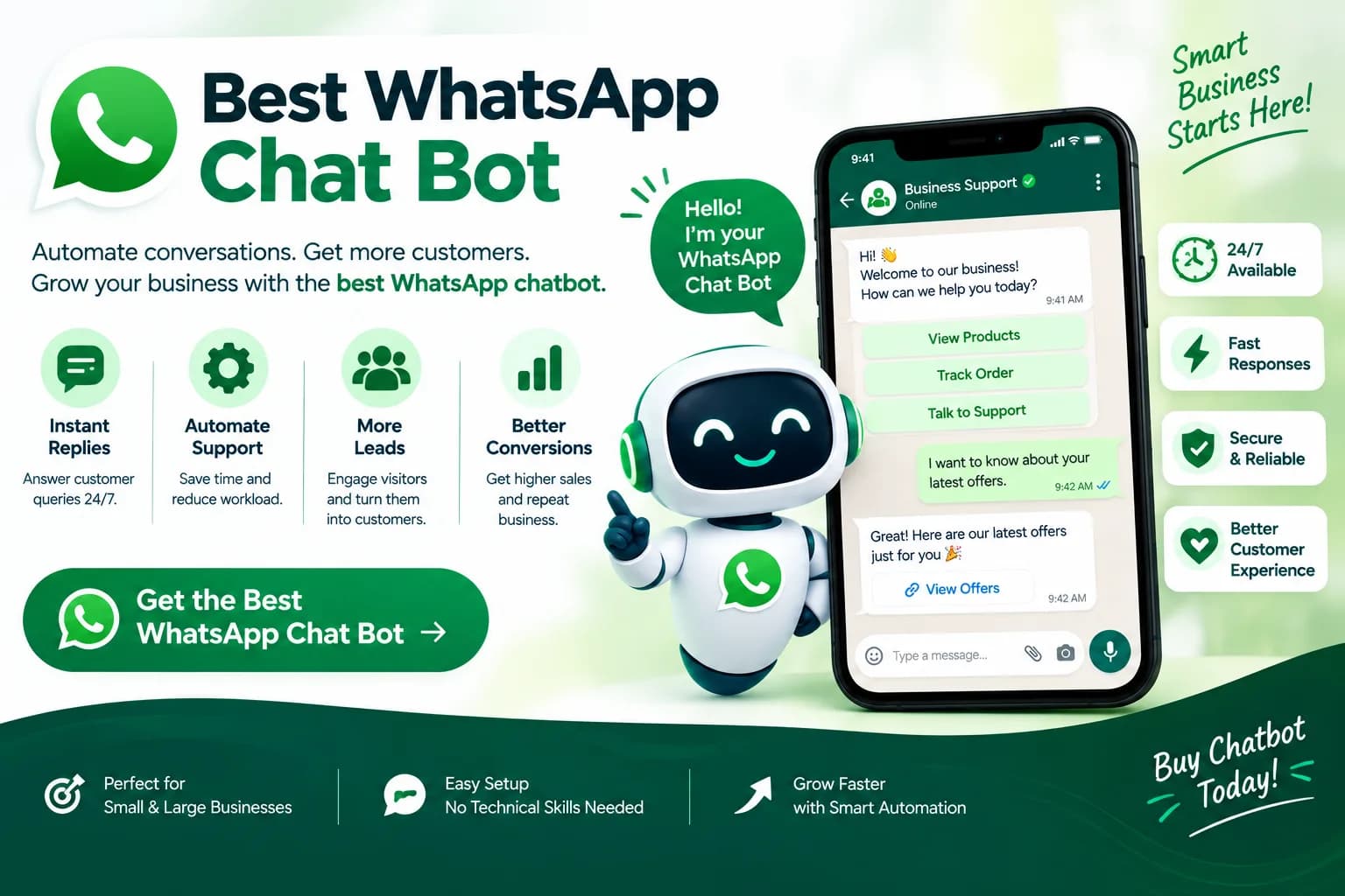 Best Whatsapp Chat Bot | buy chatbot