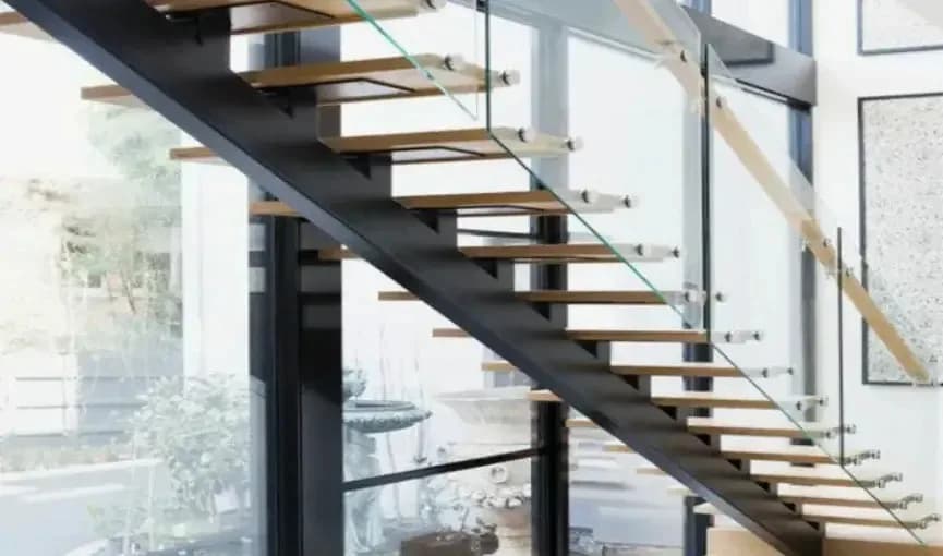 Mono Stringer Stairs Toronto | Custom Steel Staircases