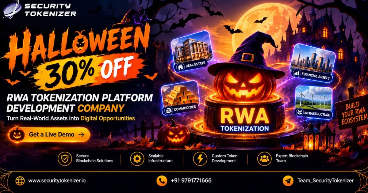 Turn Real Assets into Digital Opportunities with RWA Development Halloween 30% OFF