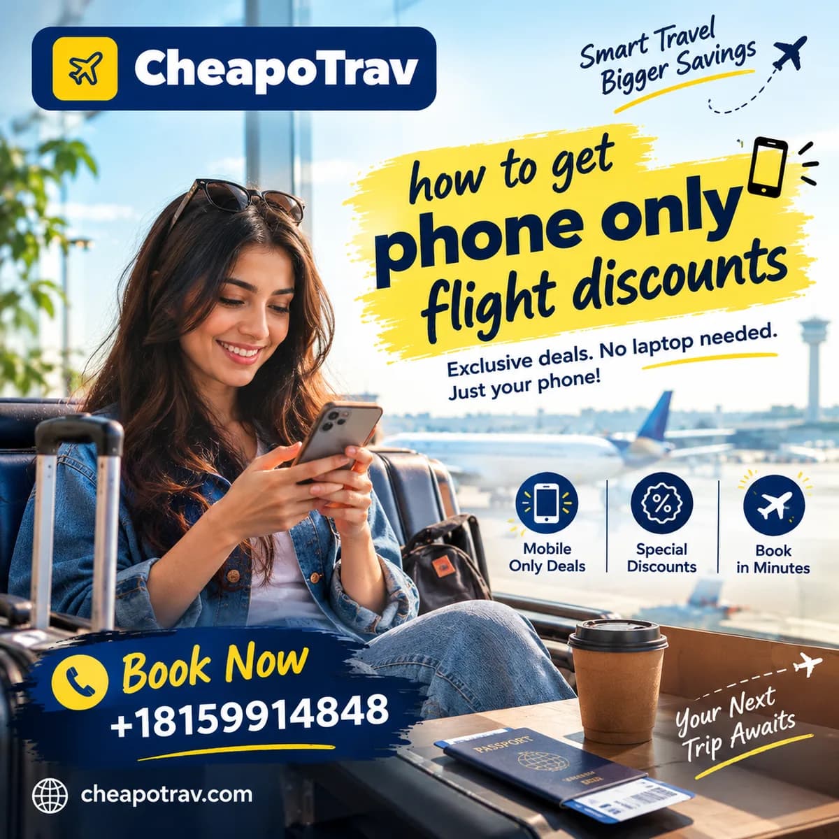 Where to get phone-only flight discounts?