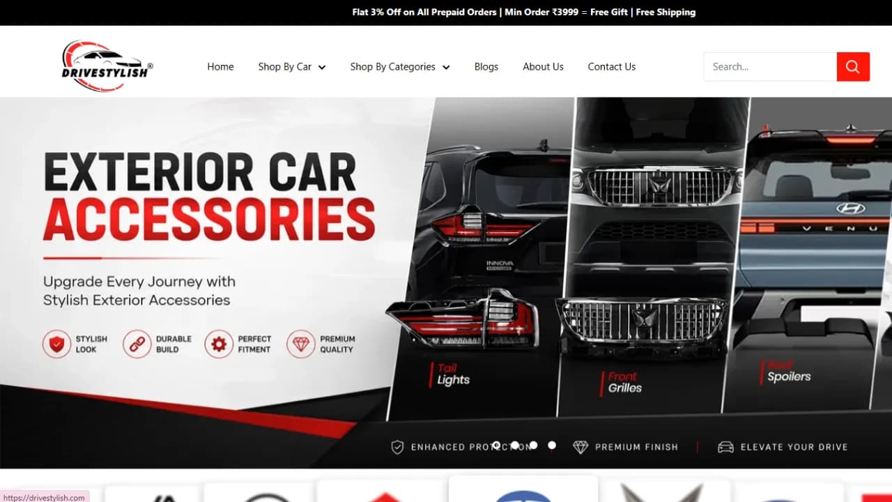 Drivestylish - Car Accessories Online in India | PPF & Modifications