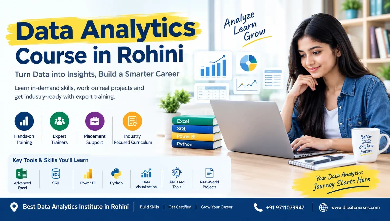 Best Data Analytics Institute in Rohini – Practical Career Training