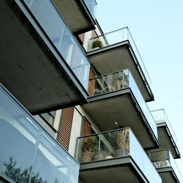 Stainless Steel Glass Balcony Constructions in Hyderabad