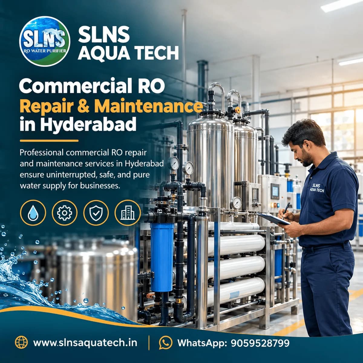 Commercial RO Repair & Maintenance in Hyderabad