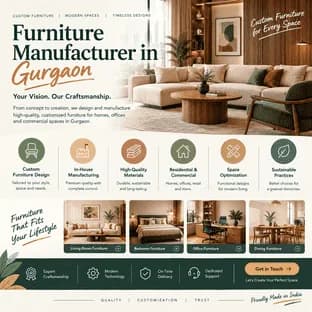 Furniture Manufacturer in Gurgaon – Space & Designs