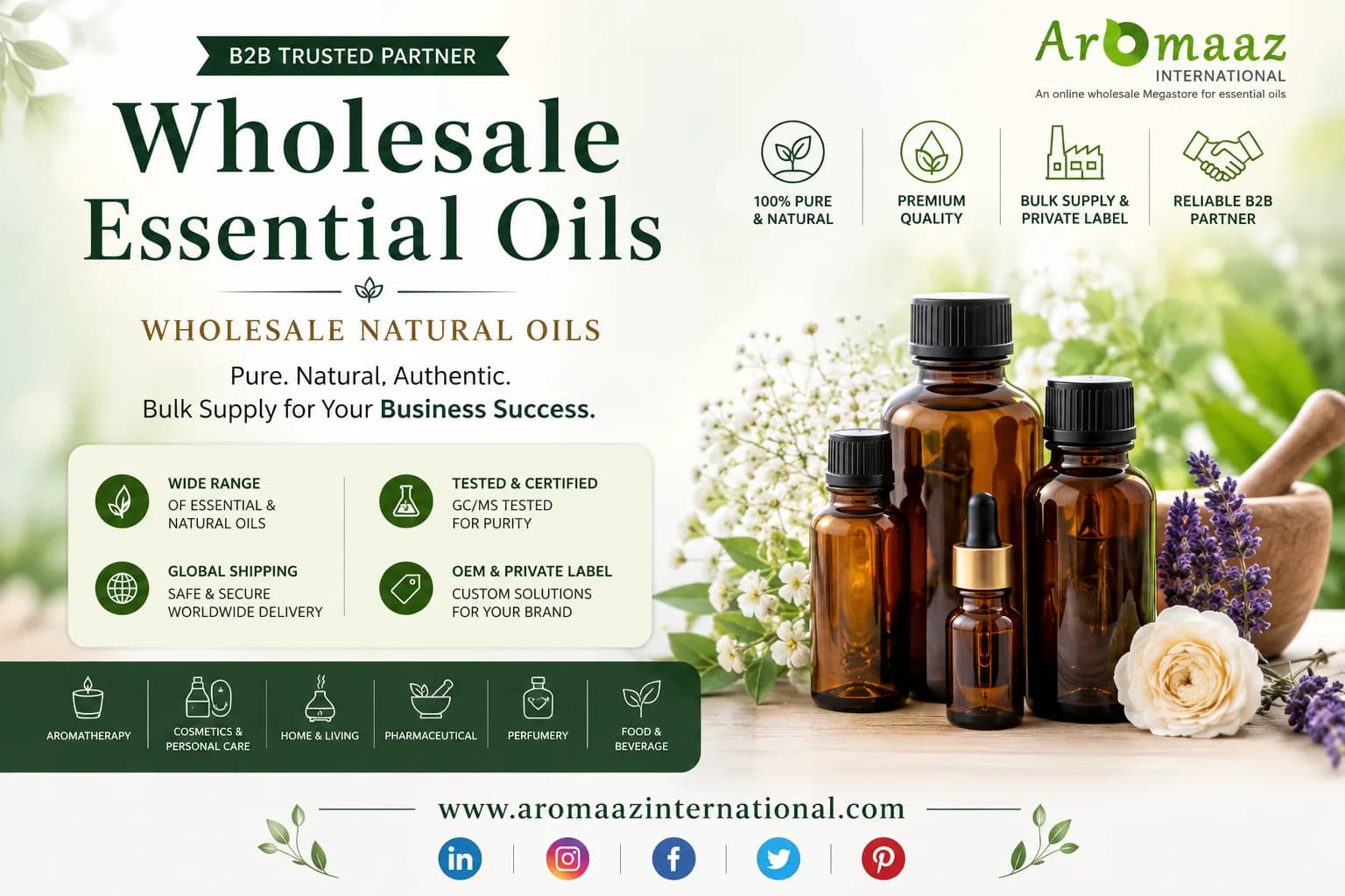 Where Can I Buy Pure Essential Oils Wholesale? Trusted Bulk Supplier