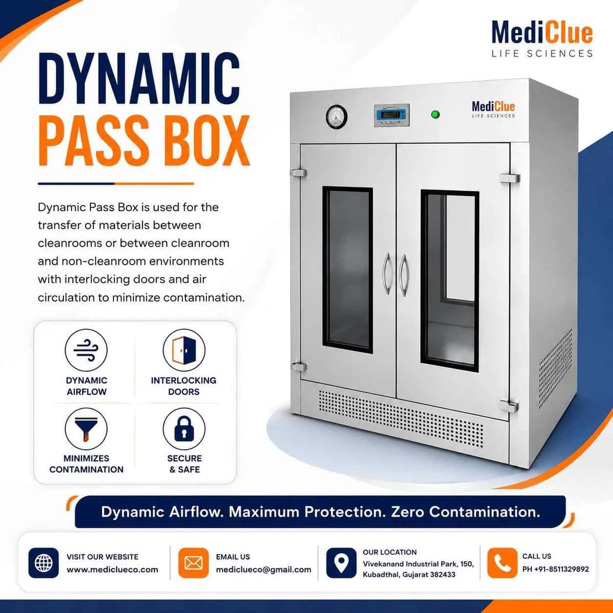 Dynamic Pass Box Supplier | Mediclue Corporation