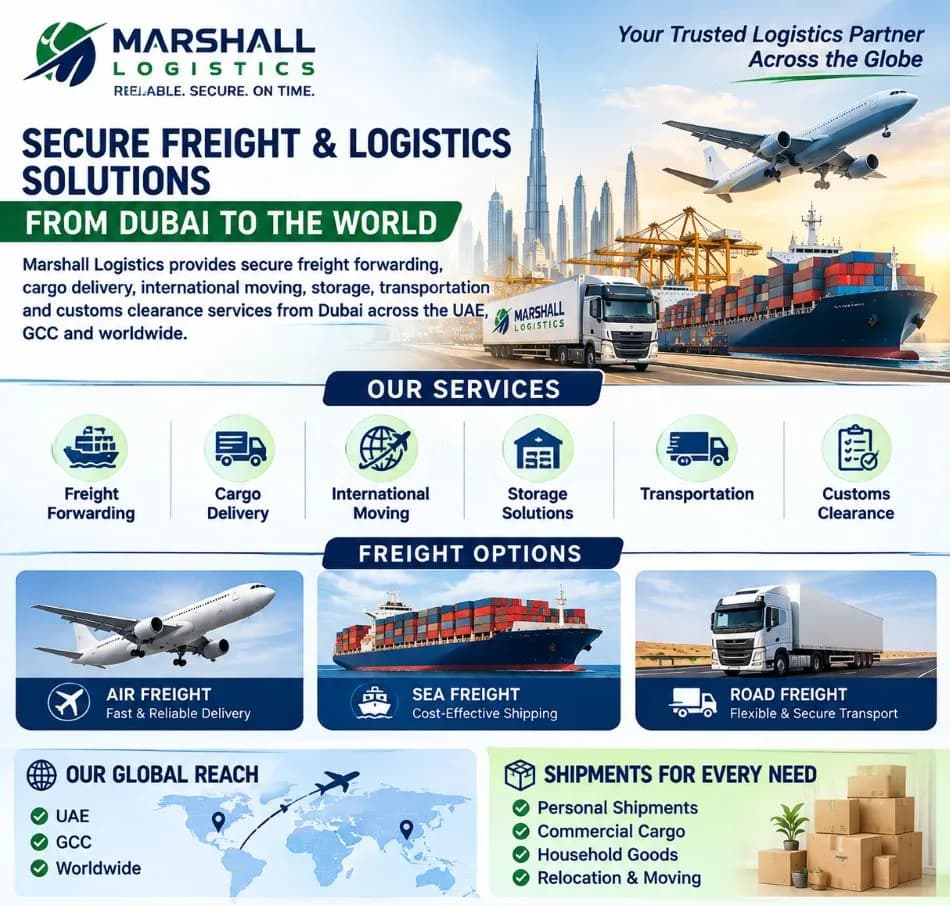 Marshall Logistics: Your Trusted Partner for Seamless Moves & Global Logistics in the UAE