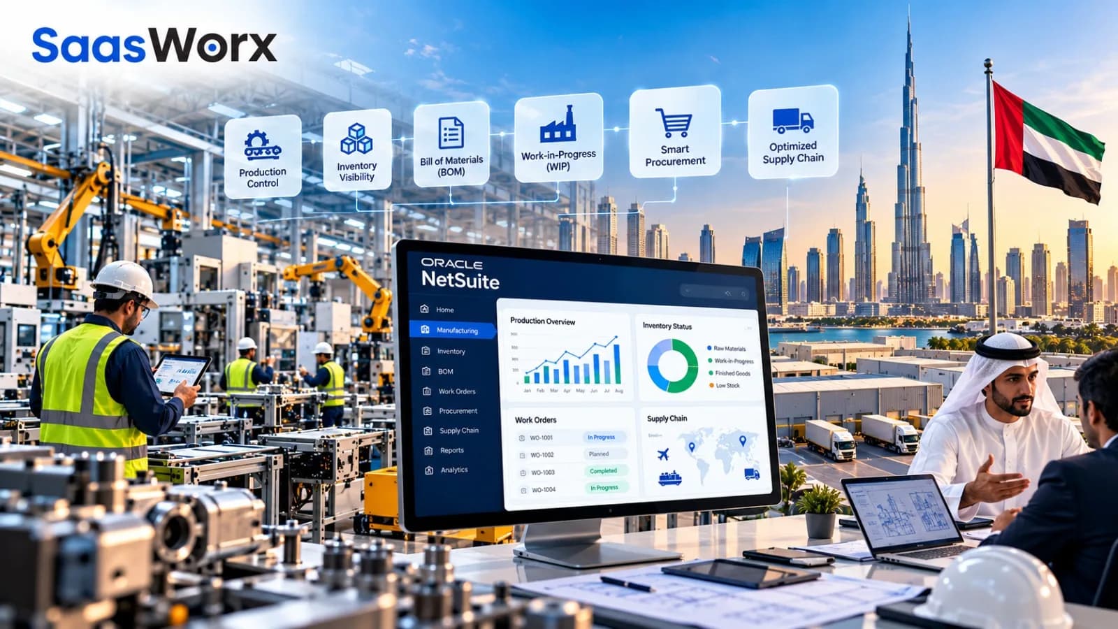 Reliable NetSuite ERP Partner for Manufacturing in UAE