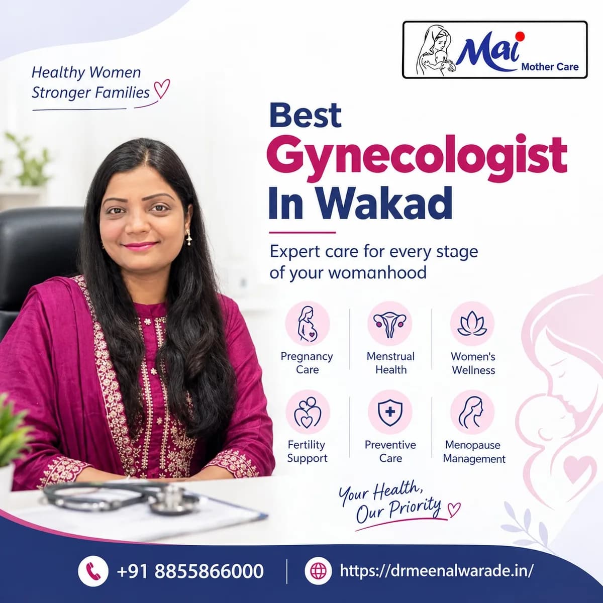 Best Gynecologist in Wakad | Dr. Meenal Warade - Best Gynaecologist in Wakad