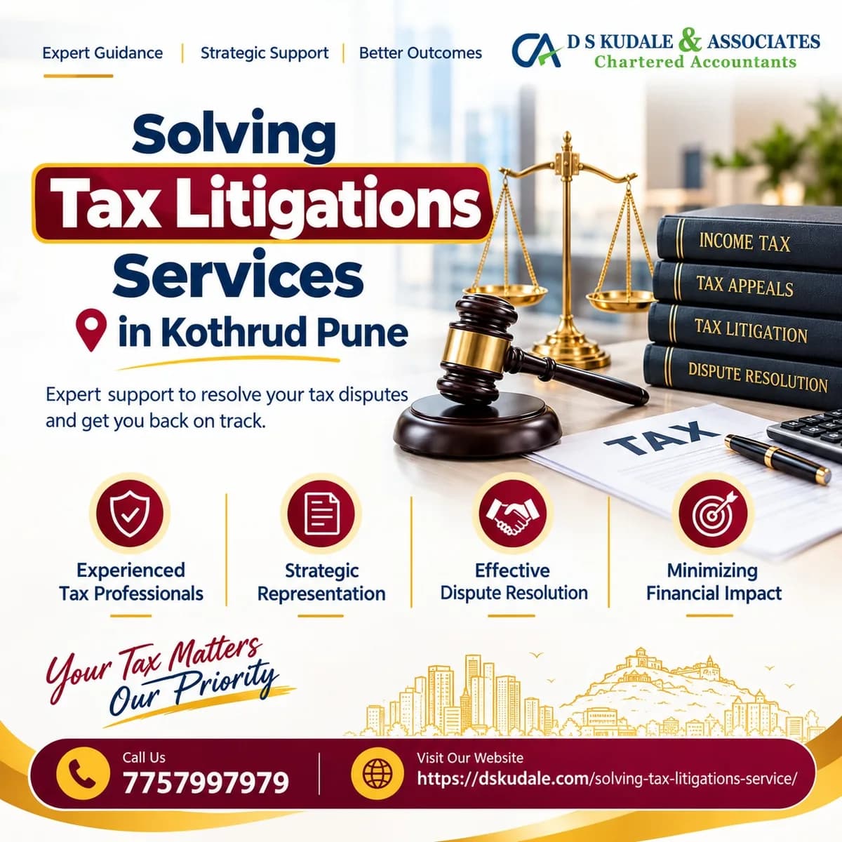 Solving Tax Litigations Services in Kothrud Pune - D S Kudale & Associates