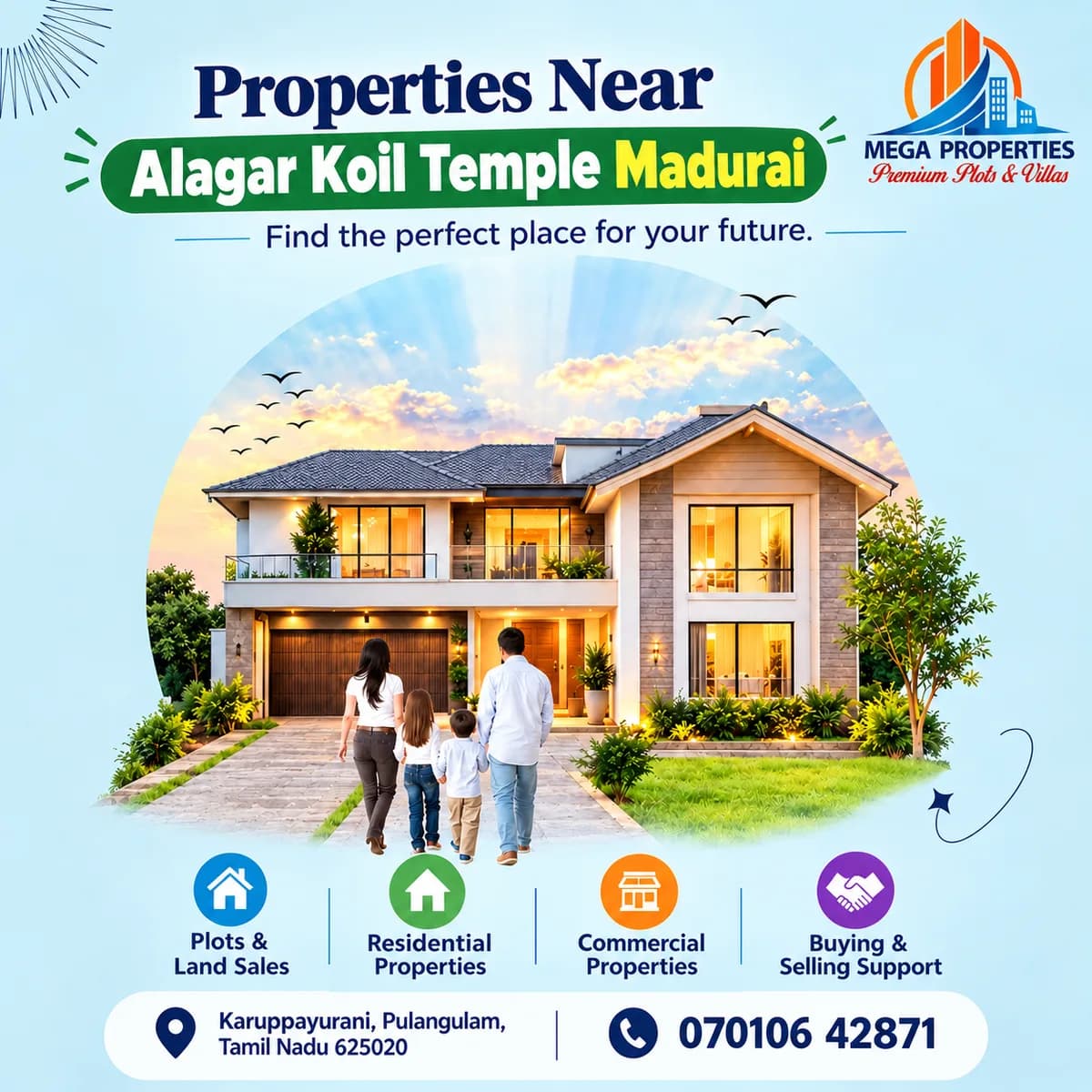 Properties Near Alagar Koil Temple Madurai: Find Your Ideal Property