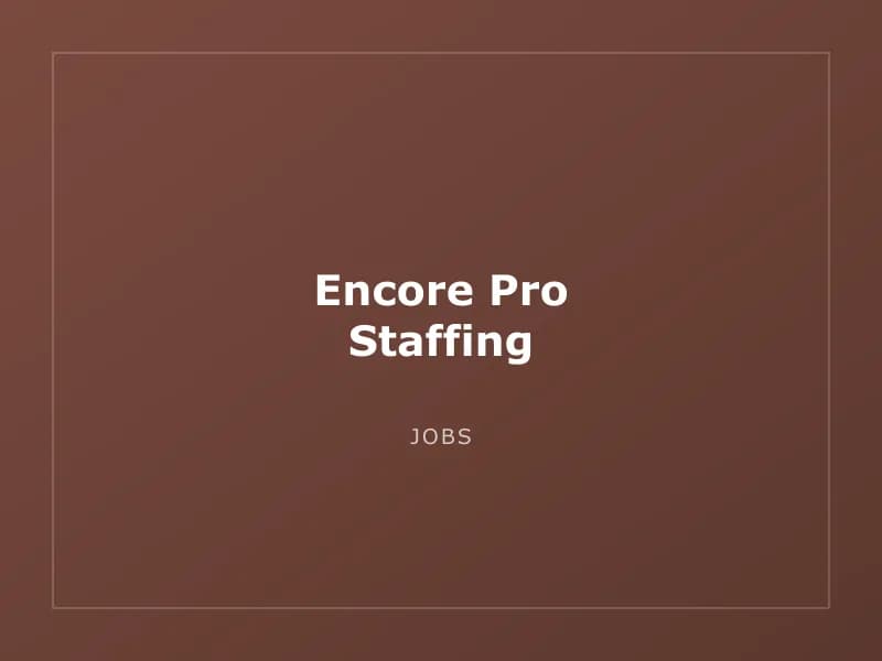 Encore Pro Staffing