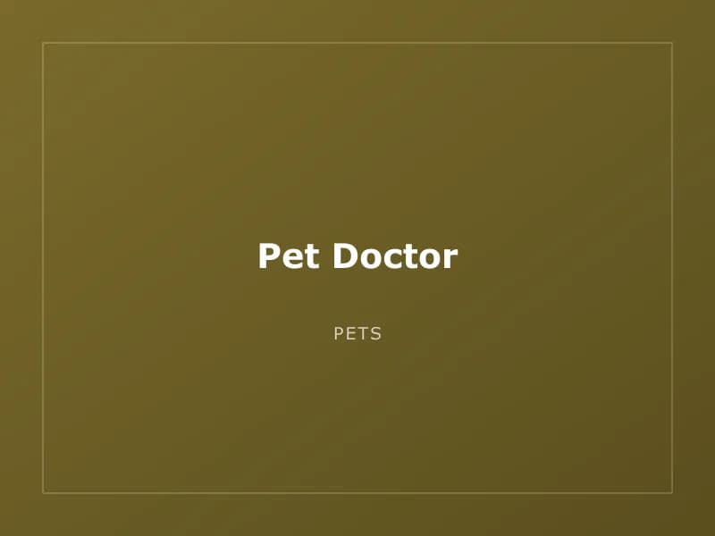Pet Doctor