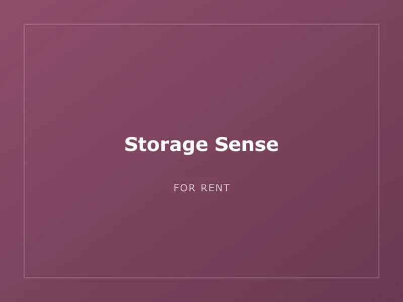 Storage Sense